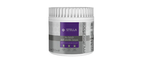 STELLA AKRİLİK SU BAZLI SİYAH 500 ML 